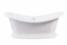 Ванна из литьевого мрамора  Aqua de Marco FIDJI 190х87 Белая 1190WFID