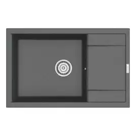 Мойка кухонная Point Велета 78 PN3002GR, графит