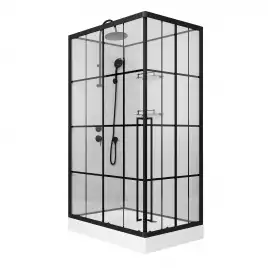 Душевая кабина Niagara Standart 100х80х225 ST100/80/15QL/KL/BKT низкий поддон, без гидромассажа