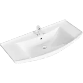 Тумба с раковиной подвесная Aqwella Allegro 105 см, Agr.01.10/2, цвет Белый