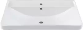 Раковина Aquanet Ирис 80 301805 прямоугольная, Белая глянцевая