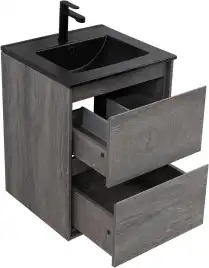 Тумба под раковину Aquanet Милан 50 дуб рошелье, подвесная, 336371