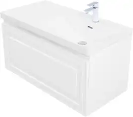 Тумба под раковину Aquanet Агата 100 белый сатин, 345483