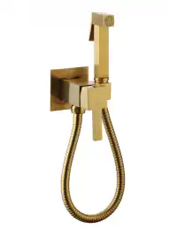 Гигиенический душ со смесителем CeramaLux KBS/007, цвет матовое золото