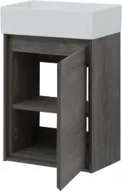 Тумба под раковину Aquanet Милан 45 дуб рошелье, подвесная, 339964