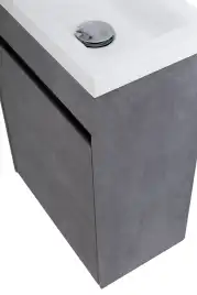 Тумба под раковину BelBagno PIETRA MINI-400-1A-SO-BL-R подвесная Bianco Lucido