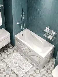 Акриловая ванна 1Marka CLASSIC 120х70 Прямоугольная Белая 01кл1270 А