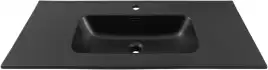 Раковина Aquanet Flat 100 329257 прямоугольная, Черная матовая