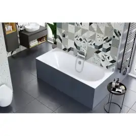 Акриловая ванна Excellent Oceana Slim 160х75 WAEX.OCE16WHS с тонким бортом, встраиваемая, Белая