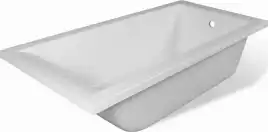 Ванна из искусственного камня Aquanet Bright Stone 170х75 AQ-00332882  Белая глянцевая