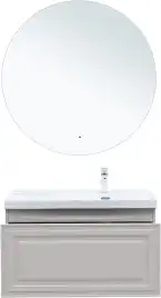 Тумба под раковину Aquanet Агата 90 бежевый, 345488