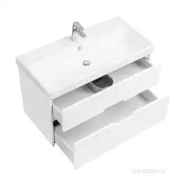 Тумба под раковину Aquaton Оливия 90 1A254401OL010 подвесная цвет, белый матовый