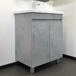 Тумба с умывальником Comforty Осло 70НД Бетон светлый, 00-00006117
