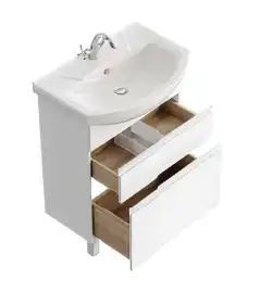 Тумба с раковиной напольная Aqwella Rodos 65 см, ROD01062N, цвет Белый