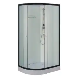 Душевая кабина Loranto 120х80, низкий поддон, Матовое стекло, CS-877EBTM/W-120