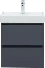 Тумба под раковину Aquanet Вега 2.0 50 маренго, подвесная, 337946