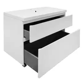 Тумба с раковиной Azario Viola 100 CS00097146, напольная, Белая матовая