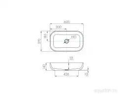 Раковина AQUATON Лола 60 1A73313KLK010