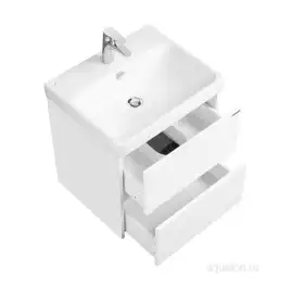 Тумба под раковину Aquaton Сканди 55 1A251701SD010 подвесная цвет, белый