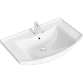 Тумба с раковиной напольная Aqwella Allegro 75 см, Agr.01.07/3, цвет Белый