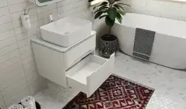 Тумба под раковину Jorno BOSKO 60 Bos.01.60/P/W Белая