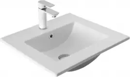 Раковина Aquanet Flat 50 330428 прямоугольная, Белая матовая