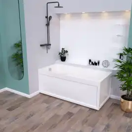 Акриловая ванна Radomir Дижон 160х70 (2-01-0-0-1-263Р), на каркасе, белая