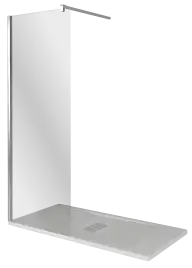 Душевая перегородка Good Door Walk IN SP-120-C-CH, ВИ00005, профиль Хром, стекло Прозрачное