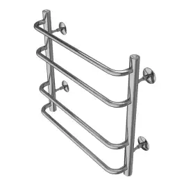 Полотенцесушитель водяной Azario Ferrara 50х50 AZ09155 П4 нижнее подключение 1/2