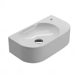 Рукомойник AVS Эстер 40x22 L, белый