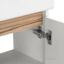 Тумба под раковину Aquaton Эклипс 46 M 1A172801EK49R подвесная правая, цвет эбони светлый