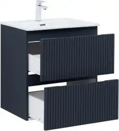 Тумба под раковину Aquanet Джейн (Flat) 60 маренго, подвесная, 335427