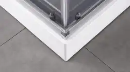 Душевая кабина Loranto 100х80 CS-5180-13L G, низкий поддон, цвет профиля сатин