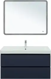 Тумба под раковину Aquanet Вега 2.0 100 маренго, подвесная, 337945