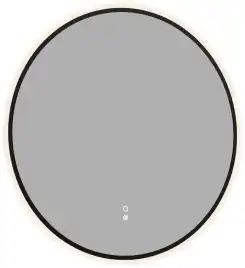 Зеркало Aquanet Контур D 770 LED TX с подогревом, черный, 367665