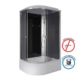 Душевая кабина Niagara Eco 120х90х215 E120/90/40R/TN высокий поддон, без гидромассажа