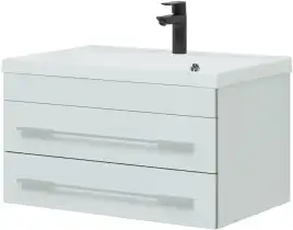 Тумба под раковину Aquanet Верона 75 белый (подвесная 2 ящика) 176669