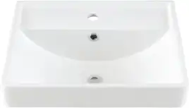 Раковина Aquanet Ирис 50 301802 прямоугольная, Белая глянцевая