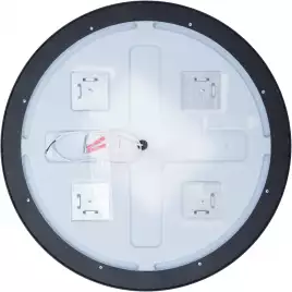 Зеркало Aquanet Тренд 70х70 316694 с подстветкой, сенсорный выключатель, с подогревом, Черный матовый
