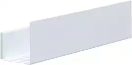 Полка Aquanet Магнум 50x12 белая матовая, с крючками