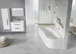 Акриловая ванна Ravak CHROME 160х105 CA51000000 левая, Белая