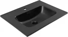 Раковина Aquanet Flat 60 329253 прямоугольная, Черная матовая