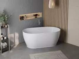 Акриловая ванна BelBagno 170х80 BB413-1700-800, отдельностоящая, Белая глянцевая