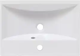 Раковина Aquanet Нота 50 284237 прямоугольная, Белая глянцевая