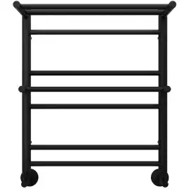 Полотенцесушитель водяной Aquatek Альфа 50х60 AQ RRP0760BL П7 с полкой, нижнее подключение 1/2