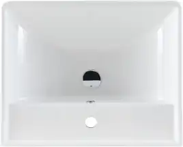 Раковина Aquanet Ирис 60 301803 прямоугольная, Белая глянцевая