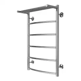 Полотенцесушитель водяной Azario VERONA 50х80 AZ04158P П5 с полкой, нижнее подключение 1/2