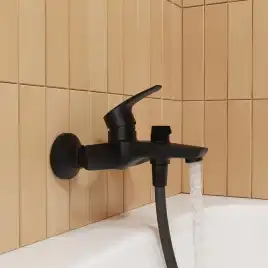 Смеситель для ванны IDDIS Ray RAYBL02i02WA  цвет, Матовый черный