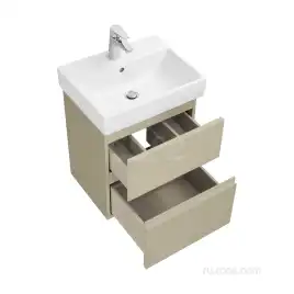 Тумбы под раковину Roca Oleta 50 A857638515 подвесная, цвет, Капучино