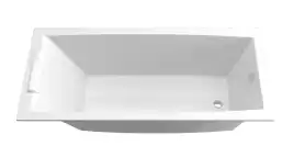 Акриловая ванна Marka One AELITA Slim 150х75 Прямоугольная белая встраиваемая 01ае1575слим